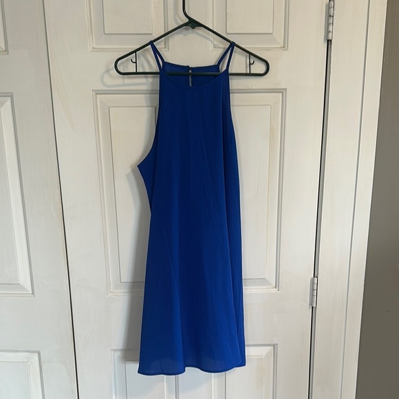 SHEIN Royal Blue Dress size large women’s - Picture 1 of 3